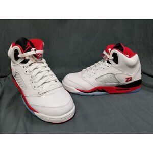 Air Jordan 5 Retro OG (GS) Fire Red Size 5Y NEW NO BOX !!!